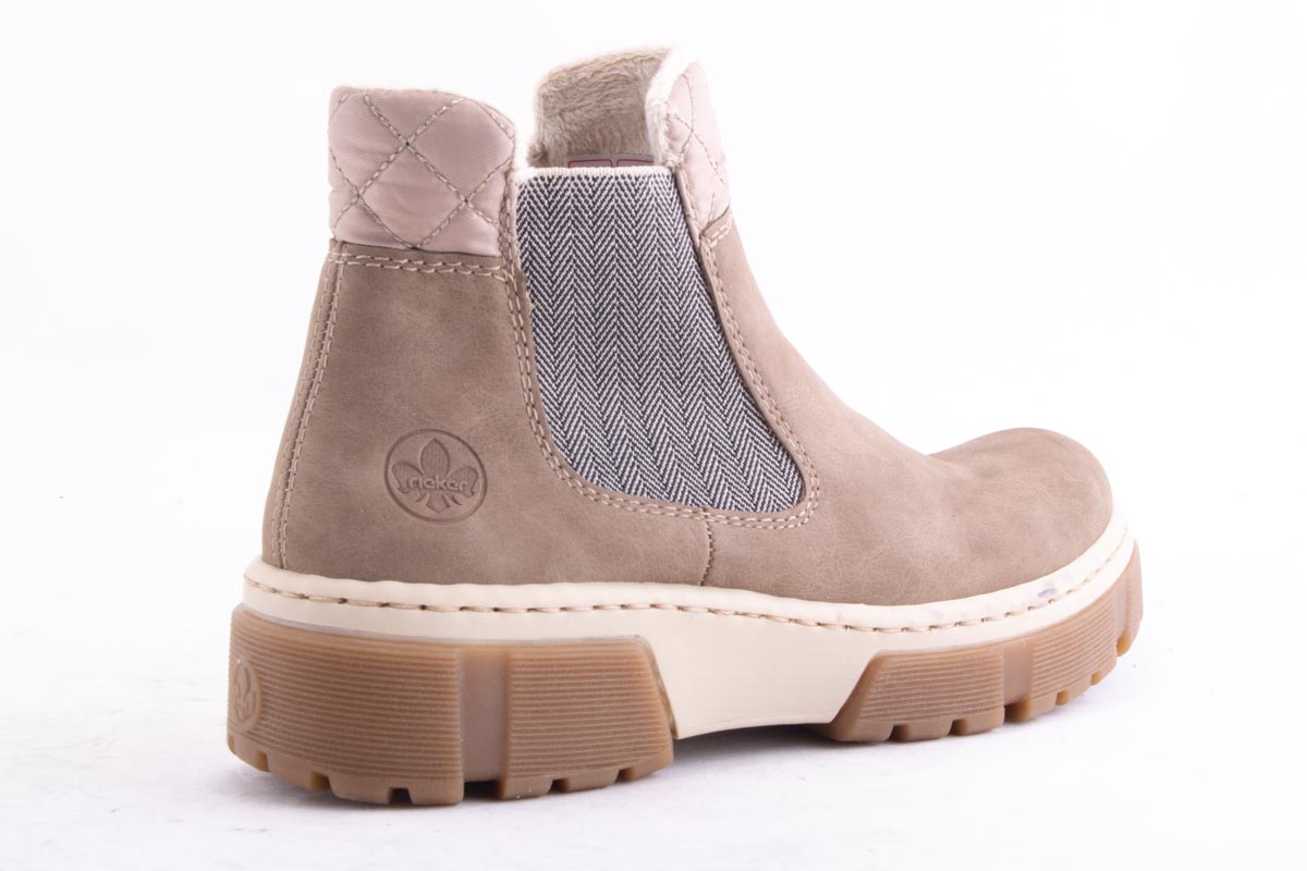 Ghete Dama Rieker Riek X8674 /Bej - Rieker - amely.ro