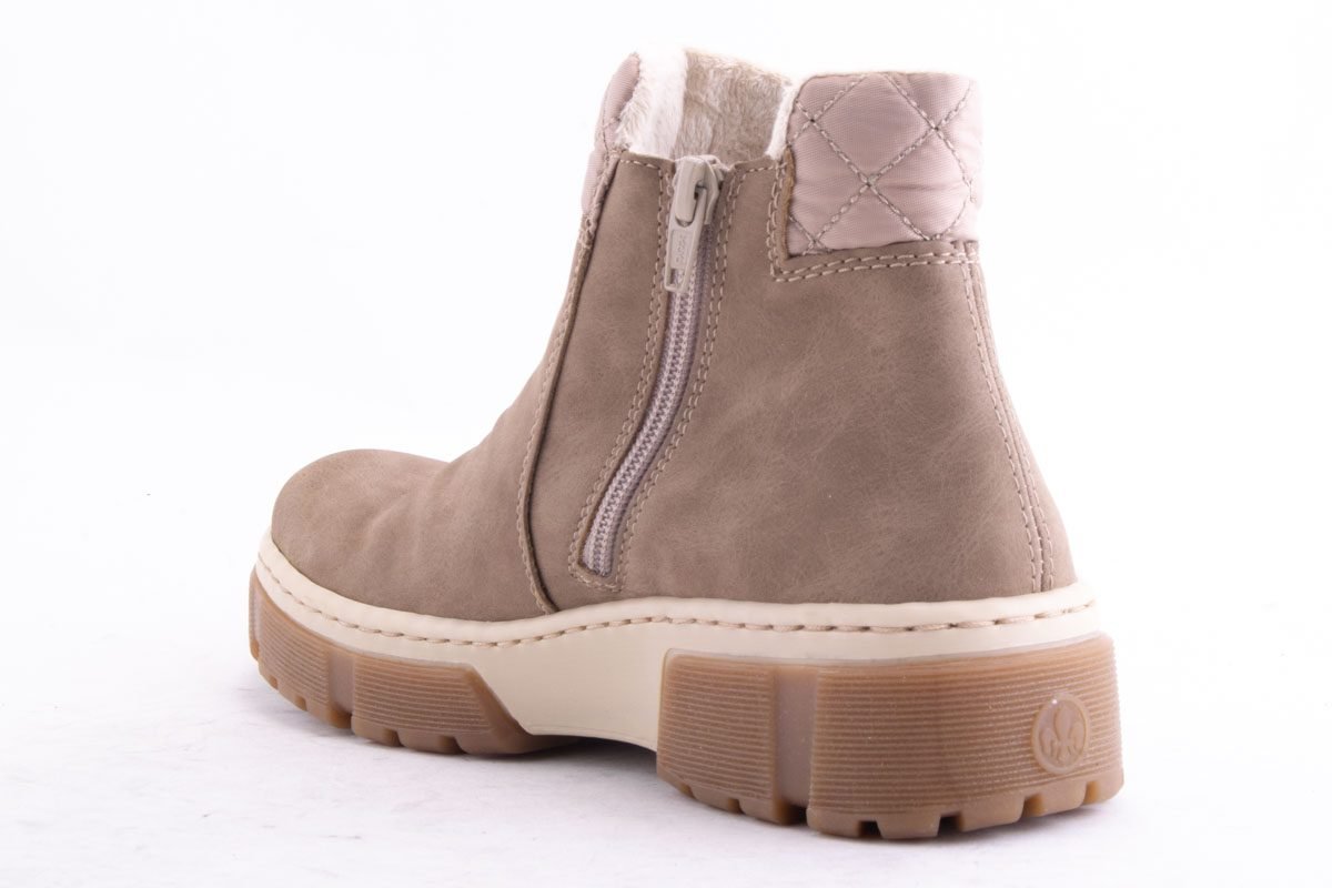 Ghete Dama Rieker Riek X8674 /Bej - Rieker - amely.ro