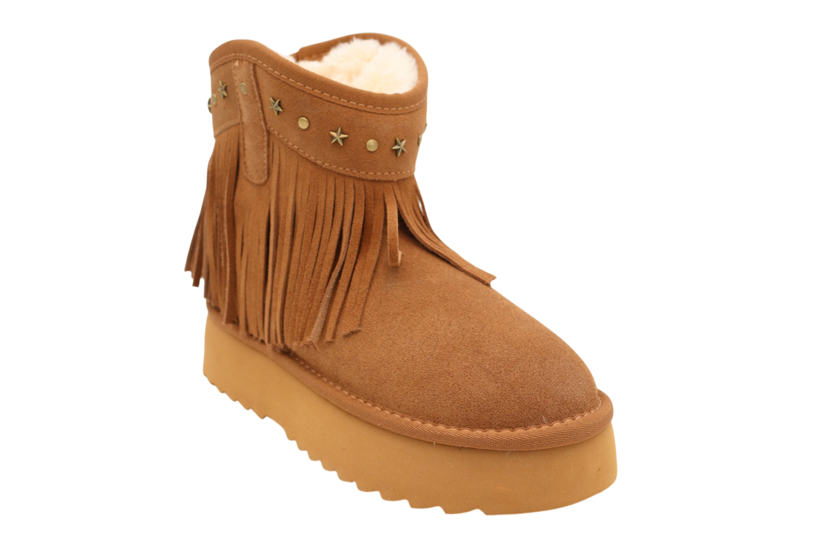 Ghete Dama Piele Naturala Caroli HONG WS-9 - imaginea 2