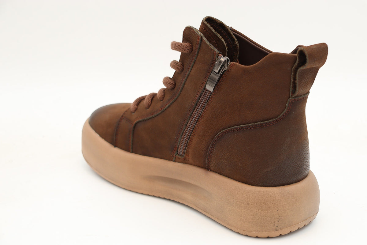 Ghete Dama Piele Naturala Feeling BELL 86683 Maro - imaginea 5
