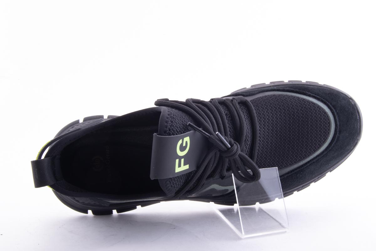 Pantofi Barbati Franco Gerardo Piele Naturala Intoarsa Feni 8131 /N+Vrd - amely.ro - amely.ro