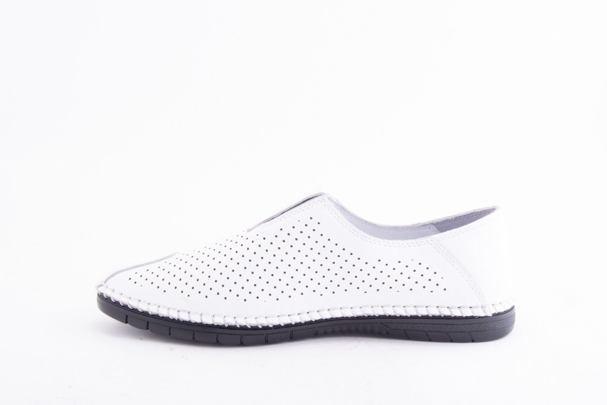 Pantofi Barbati Piele Naturala De Vitel Claudio Casini Cart 1059 /Alb - Claudio Casini - amely.ro