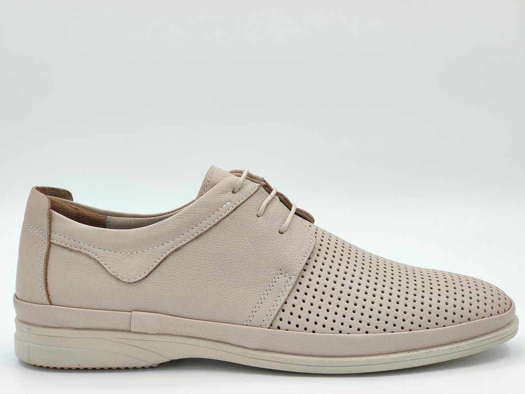 Pantofi Barbati Piele Naturala De Vitel Claudio Casini Cart 1101 /Bej - Claudio Casini - amely.ro