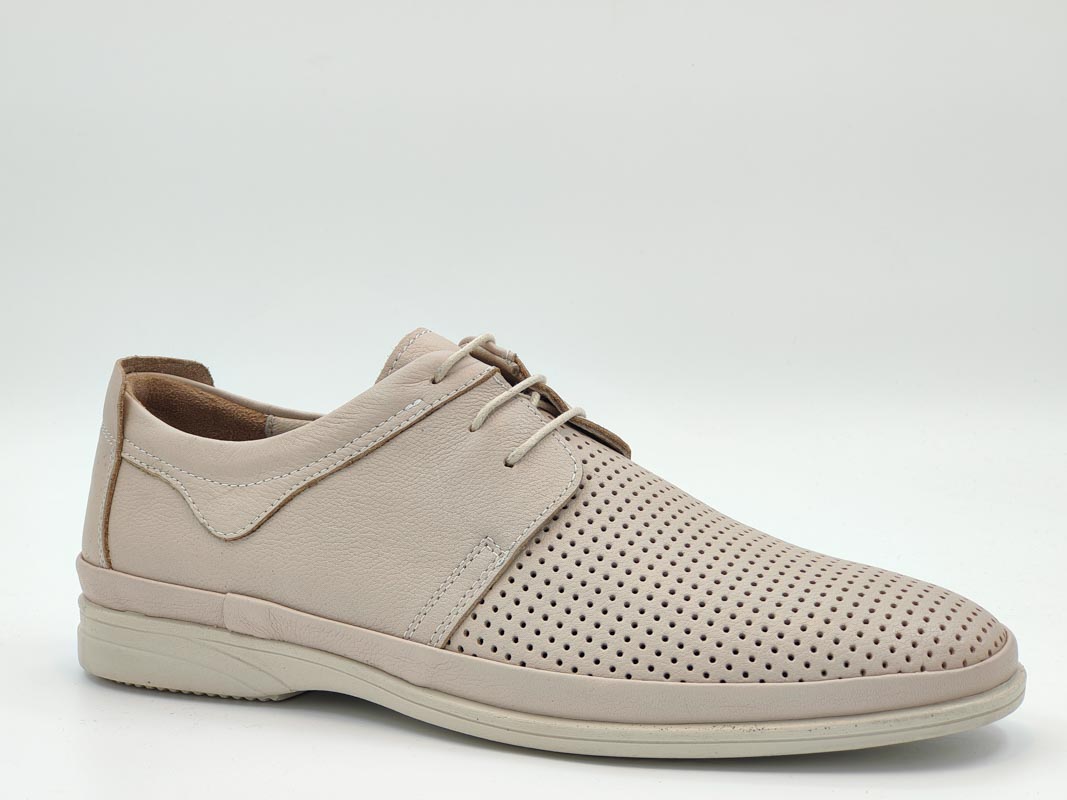 Pantofi Barbati Piele Naturala De Vitel Claudio Casini Cart 1101 /Bej - Claudio Casini - amely.ro