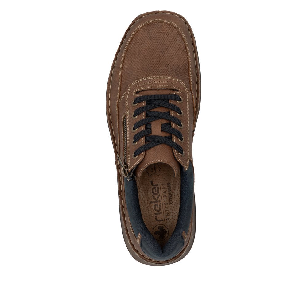 Pantofi Barbati Piele Naturala Rieker RIEK 03006 - Rieker - amely.ro