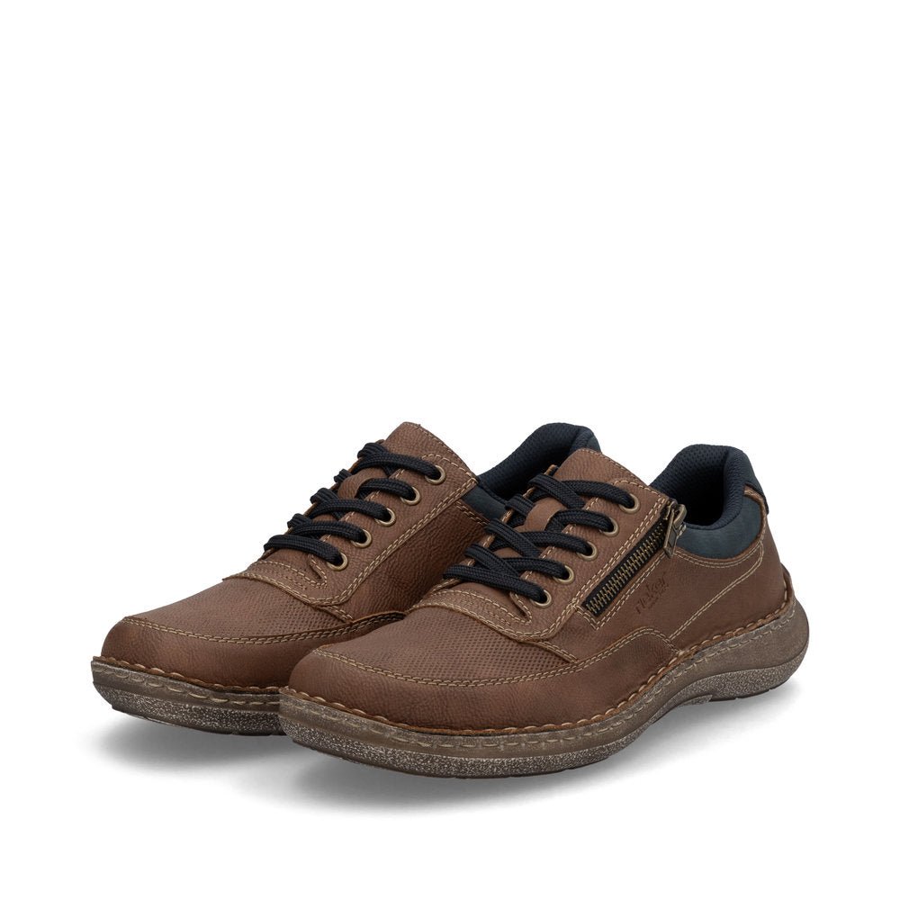 Pantofi Barbati Piele Naturala Rieker RIEK 03006 - Rieker - amely.ro