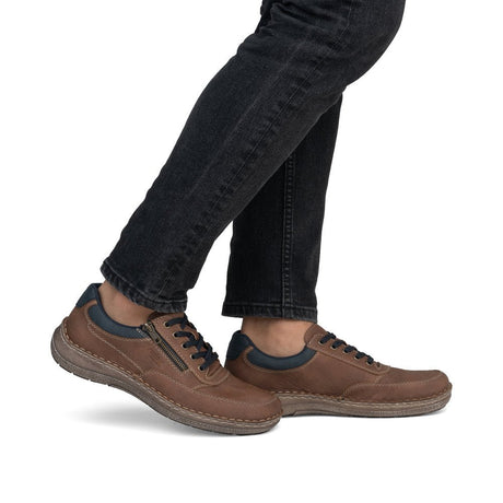 Pantofi Barbati Piele Naturala Rieker RIEK 03006 - Rieker - amely.ro