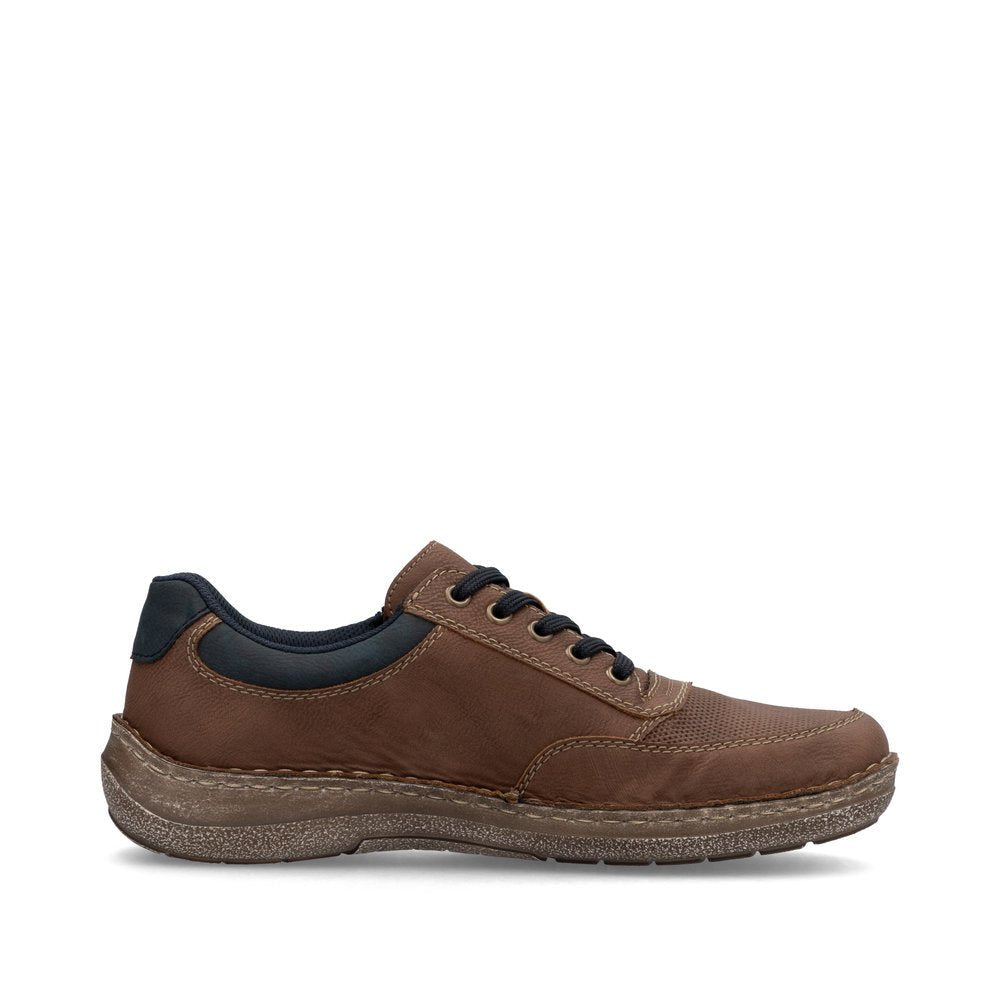 Pantofi Barbati Piele Naturala Rieker RIEK 03006 - Rieker - amely.ro