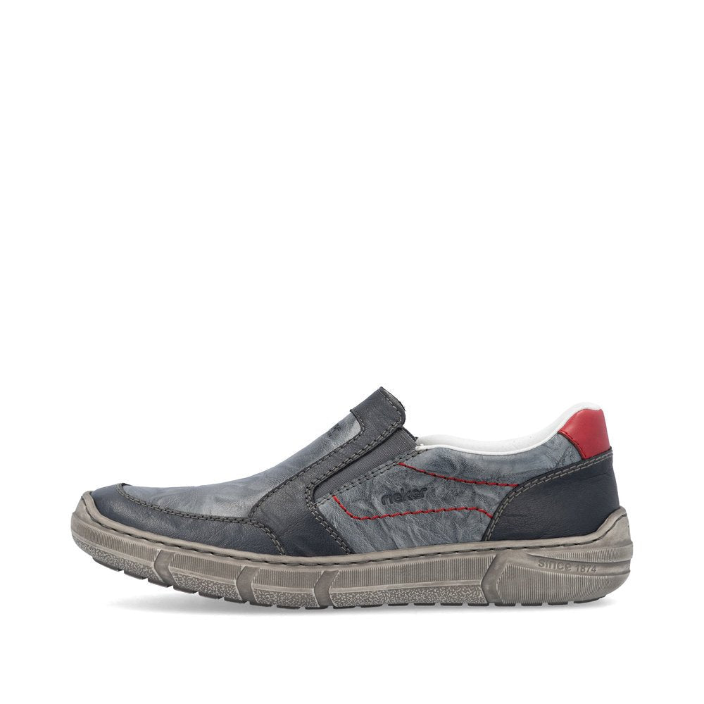 Pantofi Barbati Piele Naturala Rieker RIEK 04052 - Rieker - amely.ro