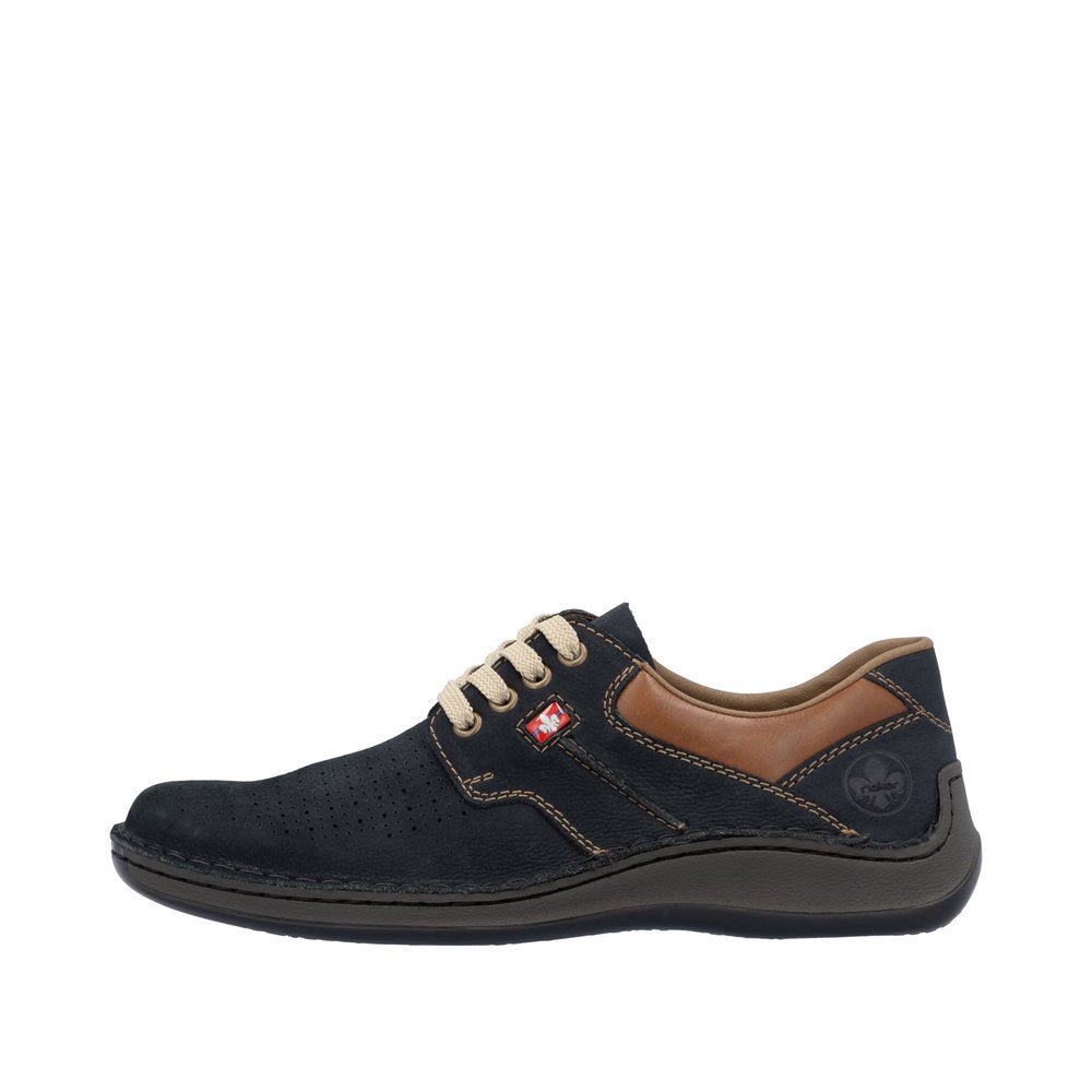 Pantofi Barbati Piele Naturala Rieker RIEK 05207 - Rieker - amely.ro
