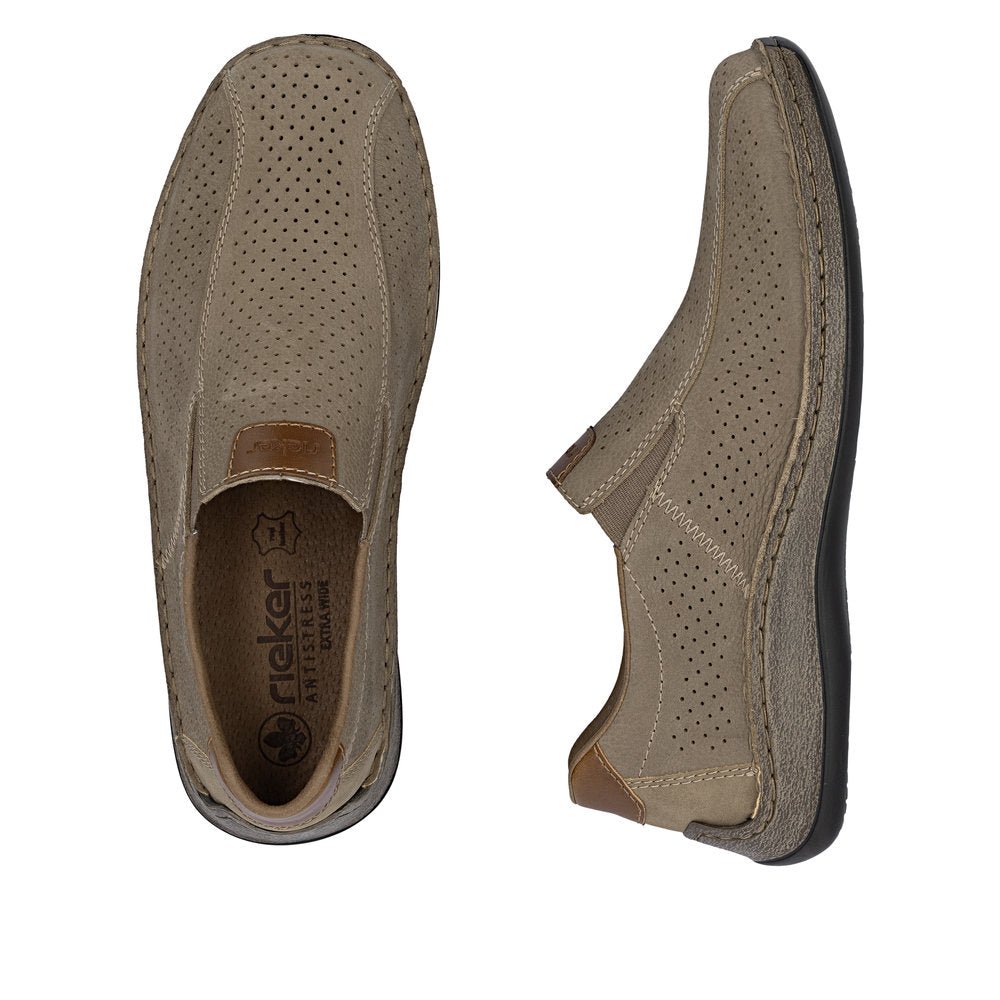 Pantofi Barbati Piele Naturala Rieker RIEK 05272 - Rieker - amely.ro