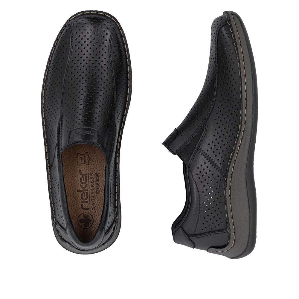 Pantofi Barbati Piele Naturala Rieker RIEK 05272 - Rieker - amely.ro