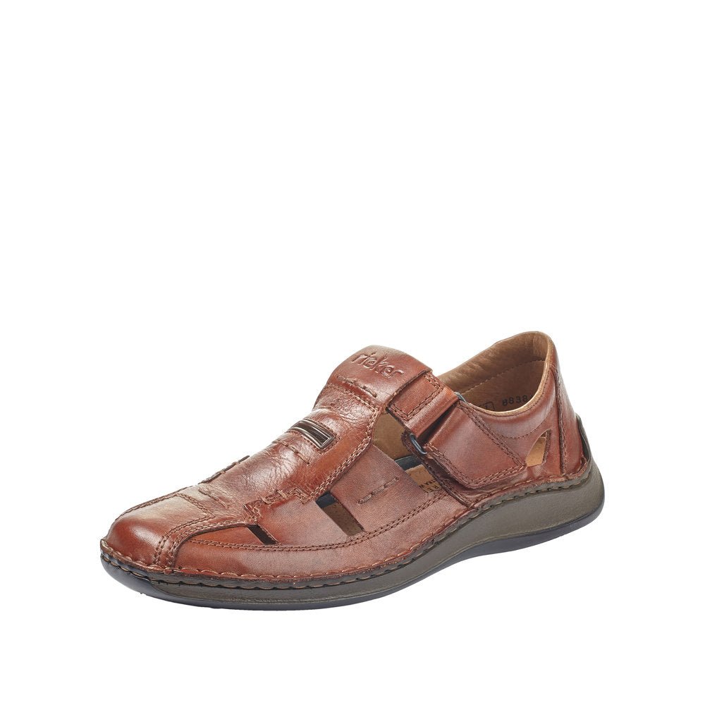 Pantofi Barbati Piele Naturala Rieker RIEK 05284 - Rieker - amely.ro