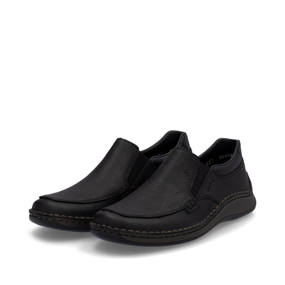 Pantofi Barbati Piele Naturala Rieker RIEK 05292 - Rieker - amely.ro