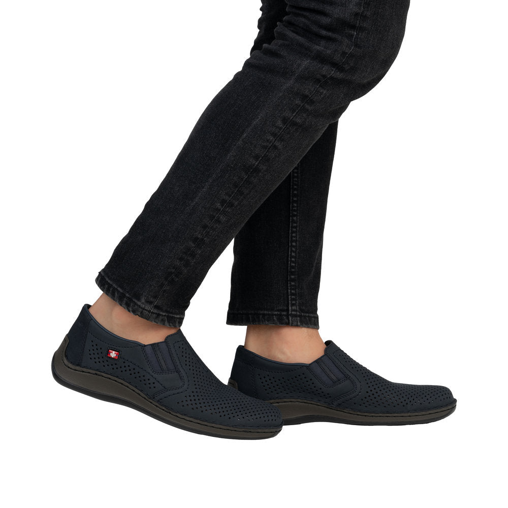 Pantofi Barbati Piele Naturala Rieker RIEK 05297 - Rieker - amely.ro