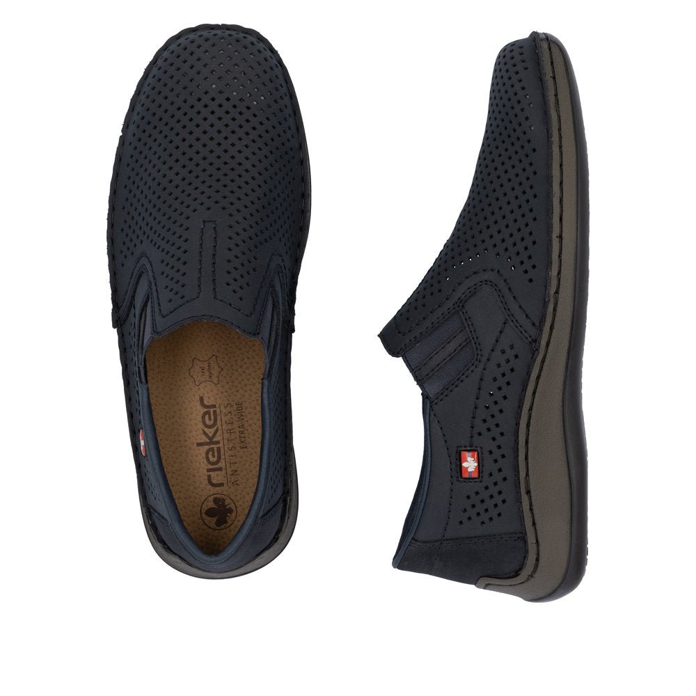 Pantofi Barbati Piele Naturala Rieker RIEK 05297 - Rieker - amely.ro