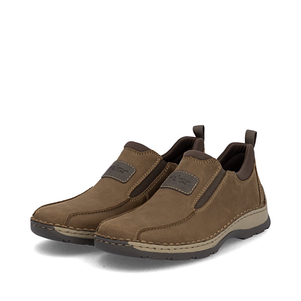 Pantofi Barbati Piele Naturala Rieker RIEK 05363 - Rieker - amely.ro