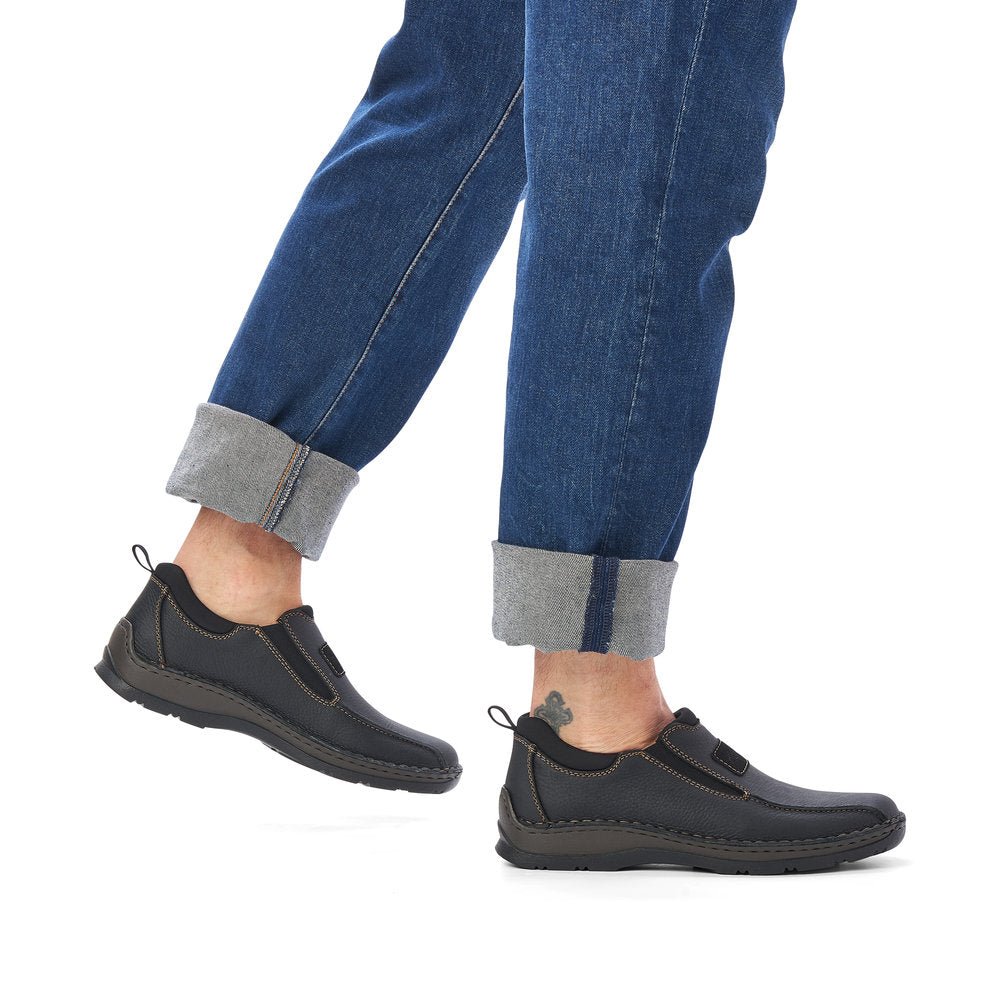 Pantofi Barbati Piele Naturala Rieker RIEK 05363 - Rieker - amely.ro