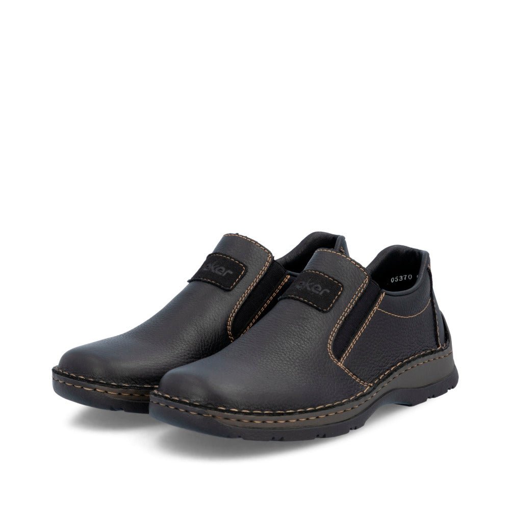 Pantofi Barbati Piele Naturala Rieker RIEK 05370 - Rieker - amely.ro