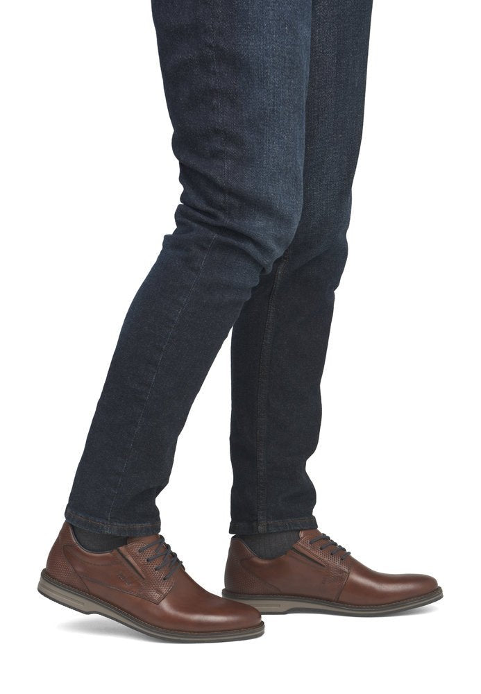 Pantofi Barbati Piele Naturala Rieker RIEK 12507 - Rieker - amely.ro