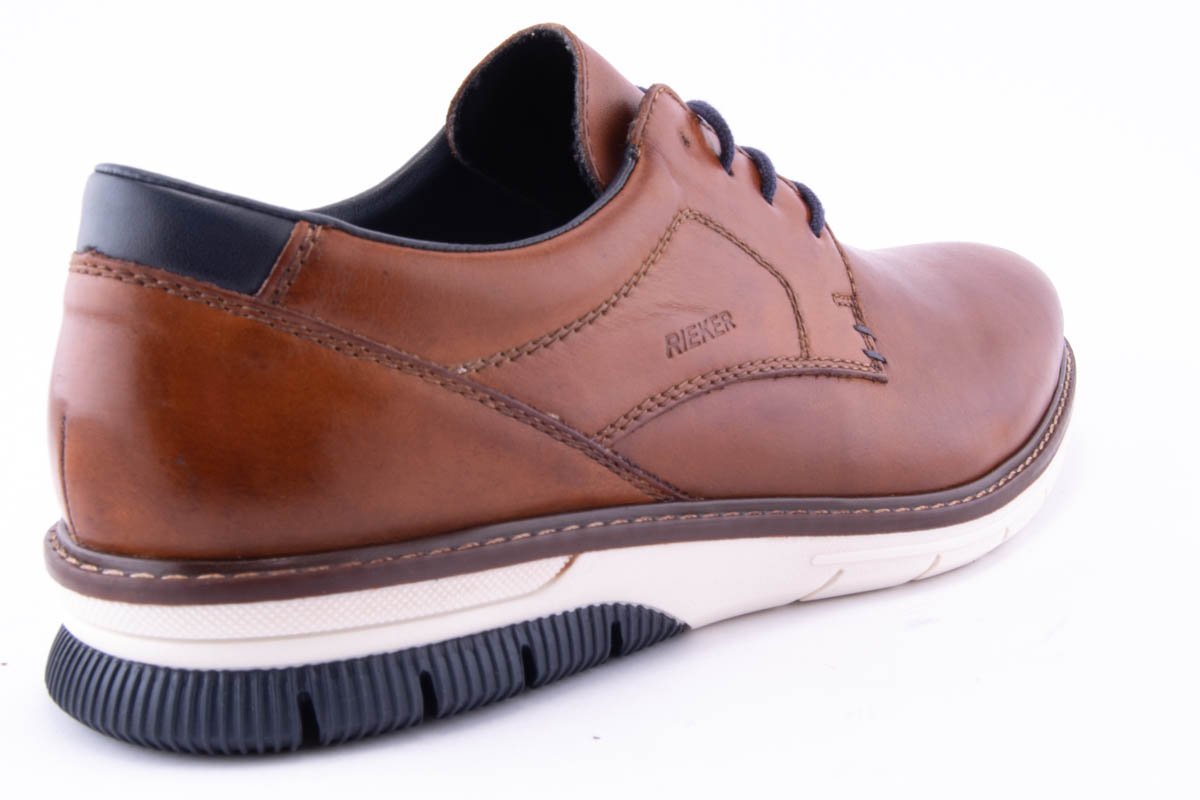 Pantofi Barbati Piele Naturala Rieker Riek 14402 /Cam - Rieker - amely.ro