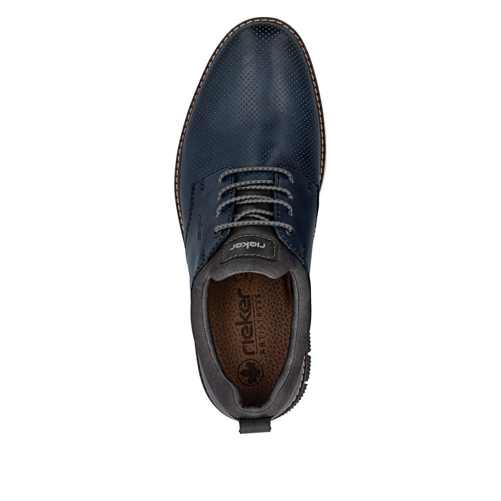 Pantofi Barbati Piele Naturala Rieker RIEK 14450 - Rieker - amely.ro