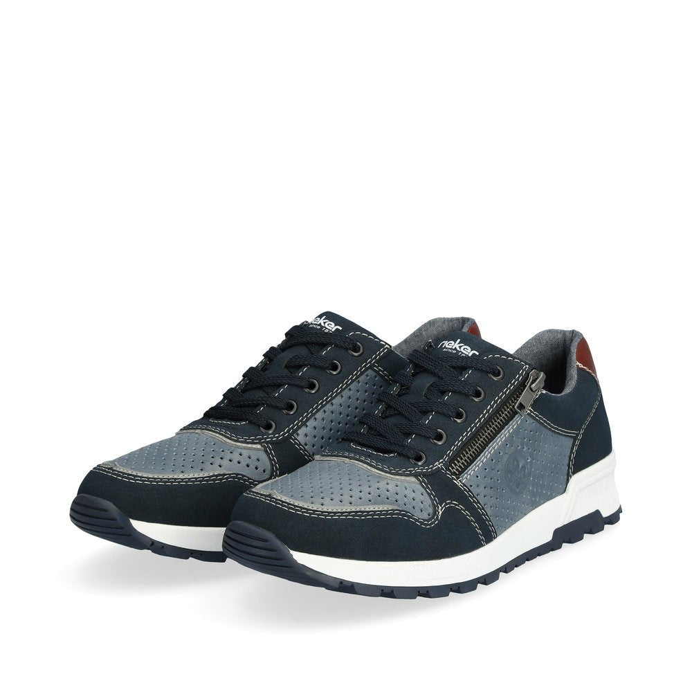 Pantofi Barbati Piele Naturala Rieker RIEK 15117 - 14 - Rieker - amely.ro