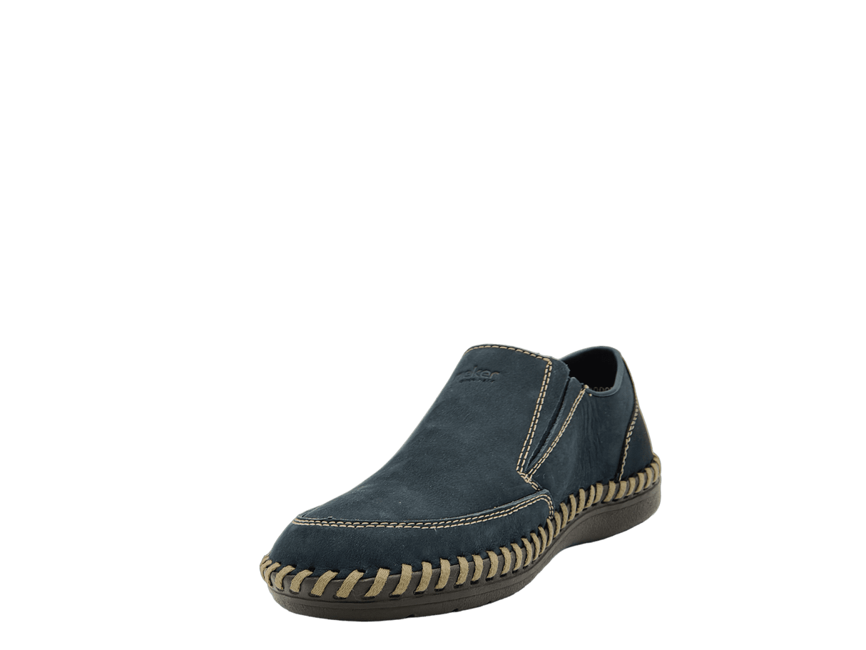 Pantofi Barbati Piele Naturala Rieker RIEK B2454 - Rieker - amely.ro