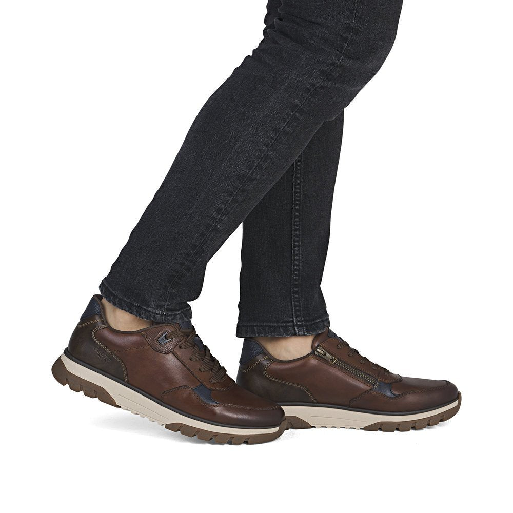 Pantofi Barbati Piele Naturala Rieker RIEK B9301 - Rieker - amely.ro