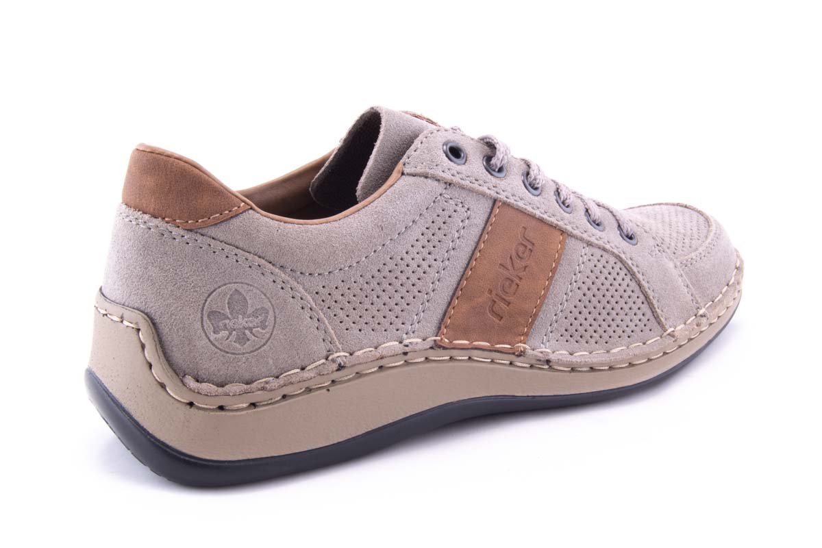 Pantofi Barbati Rieker Piele Naturala Intoarsa Riek 05216 /Grv - Rieker - amely.ro