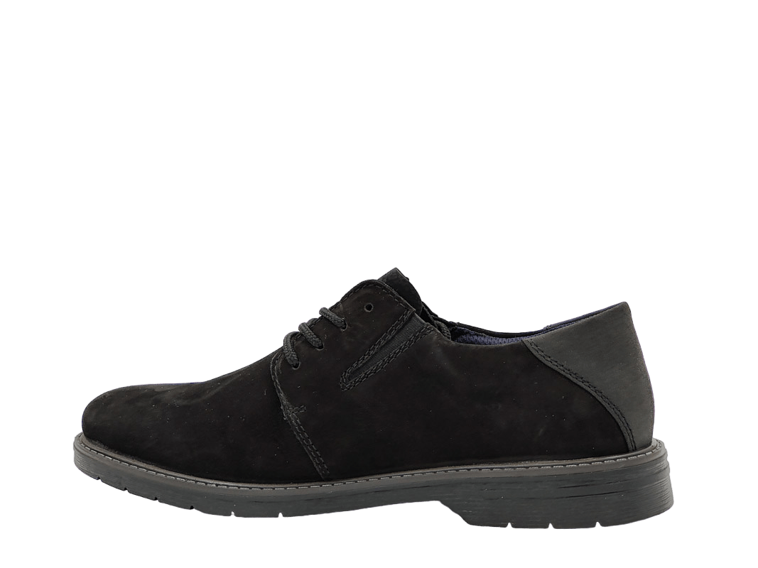 Pantofi Barbati Rieker Piele Naturala Nabuk Riek 13000 - Rieker - amely.ro