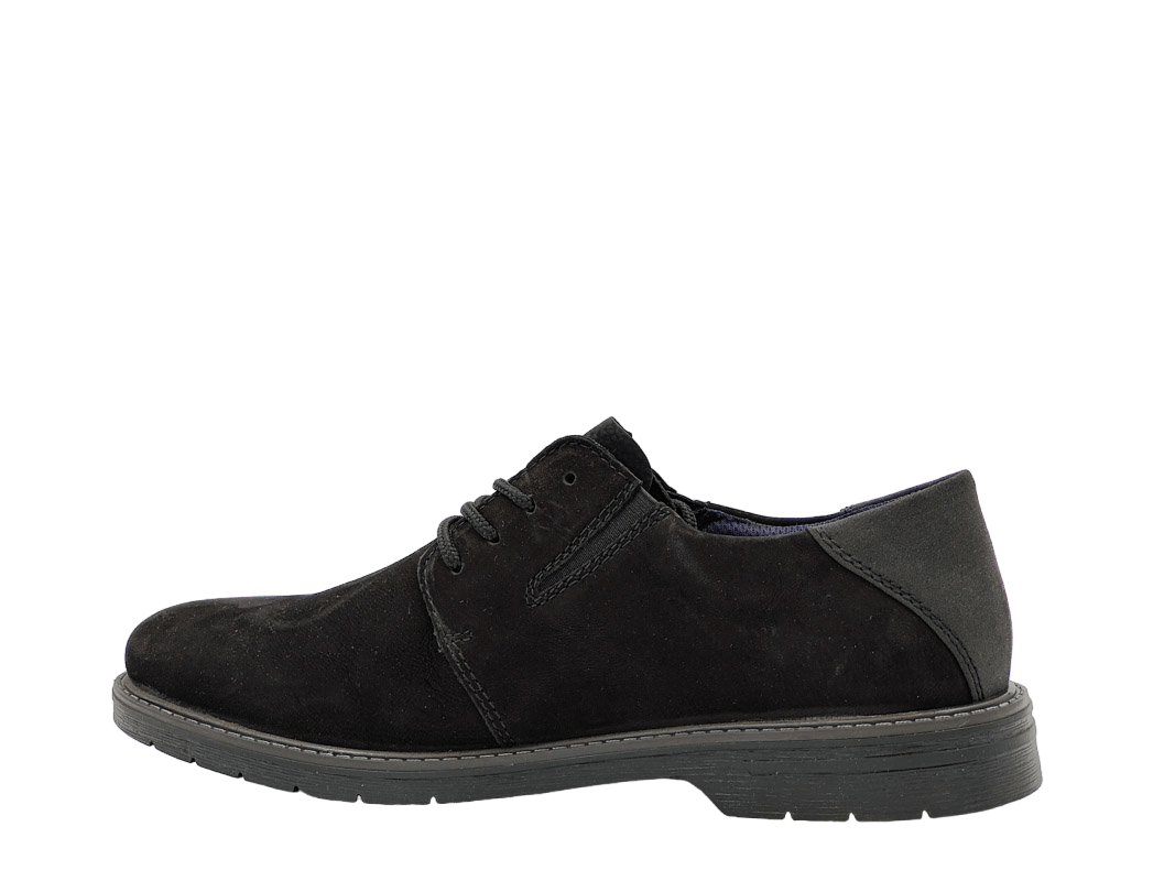 Pantofi Barbati Rieker Piele Naturala Nabuk Riek 13000 - Rieker - amely.ro