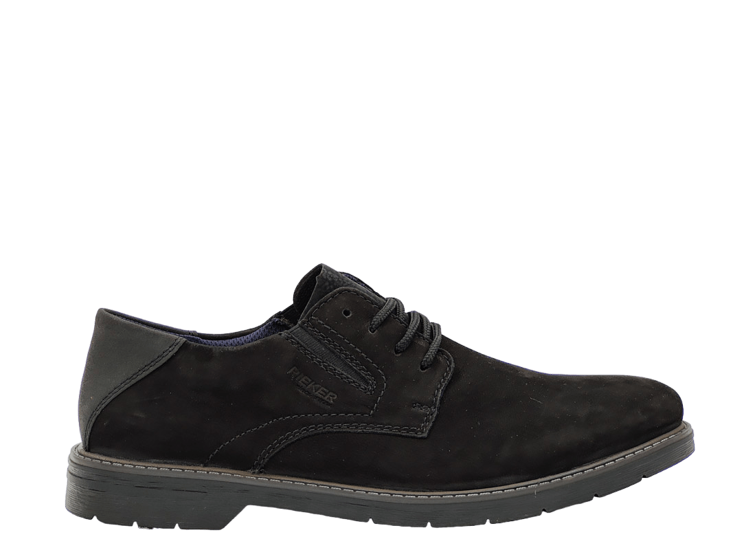 Pantofi Barbati Rieker Piele Naturala Nabuk Riek 13000 - Rieker - amely.ro