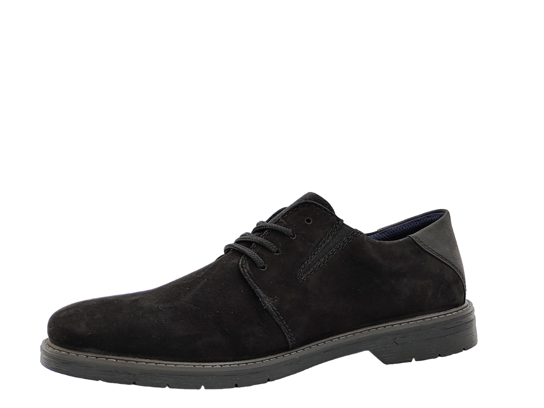 Pantofi Barbati Rieker Piele Naturala Nabuk Riek 13000 - Rieker - amely.ro