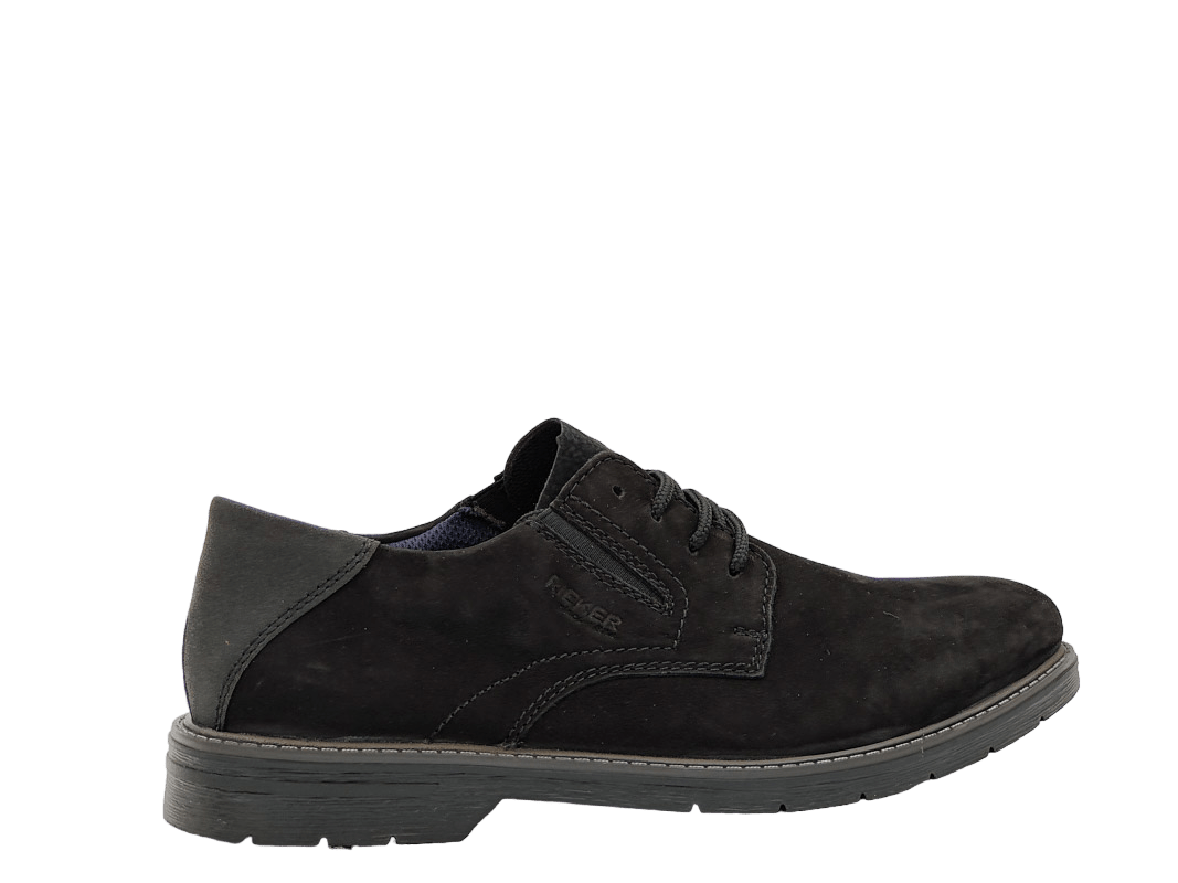 Pantofi Barbati Rieker Piele Naturala Nabuk Riek 13000 - Rieker - amely.ro