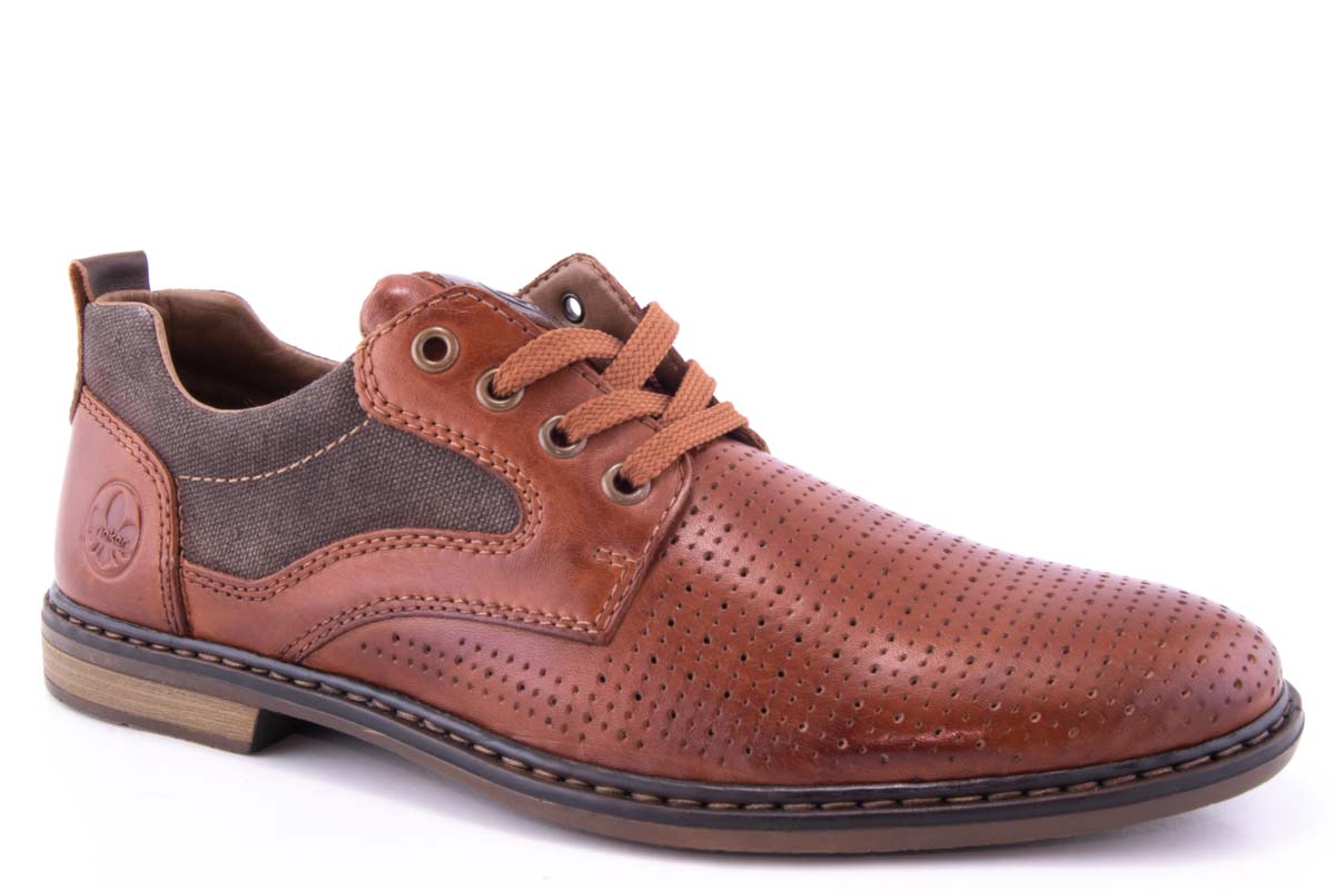 Pantofi Barbati Rieker Piele Naturala Riek 13417 /Con - Rieker - amely.ro