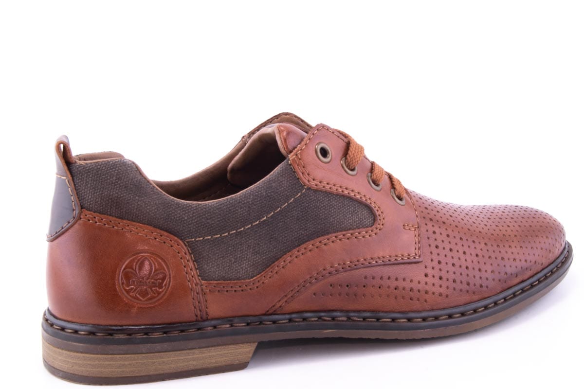 Pantofi Barbati Rieker Piele Naturala Riek 13417 /Con - Rieker - amely.ro