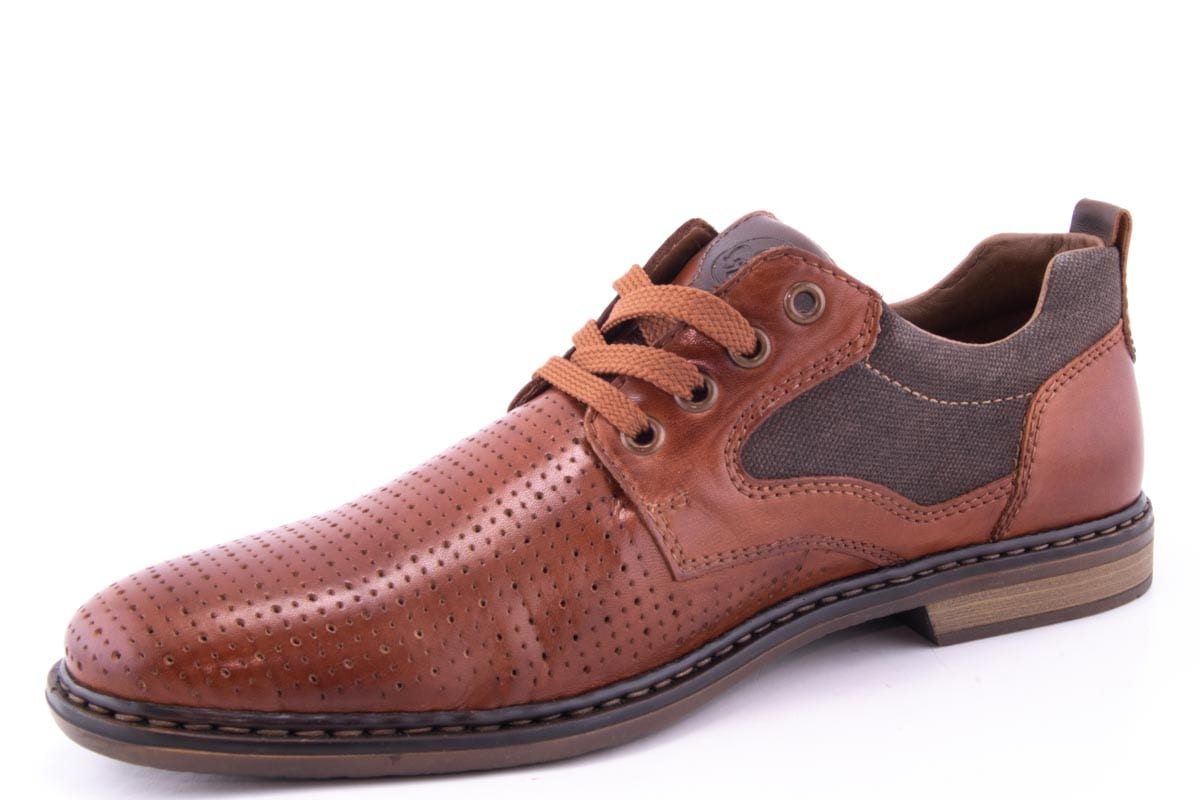 Pantofi Barbati Rieker Piele Naturala Riek 13417 /Con - Rieker - amely.ro