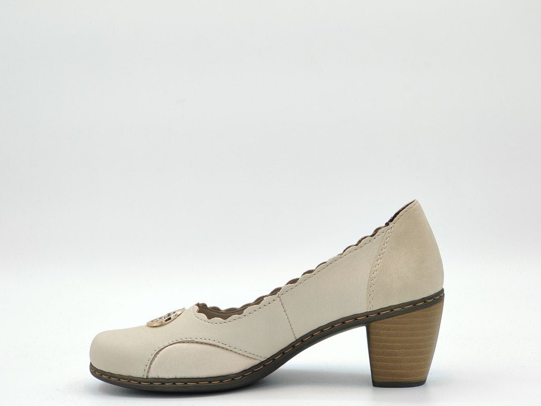 Pantofi Dama Eleganti Rieker Riek 40910/ Cr - Rieker - amely.ro