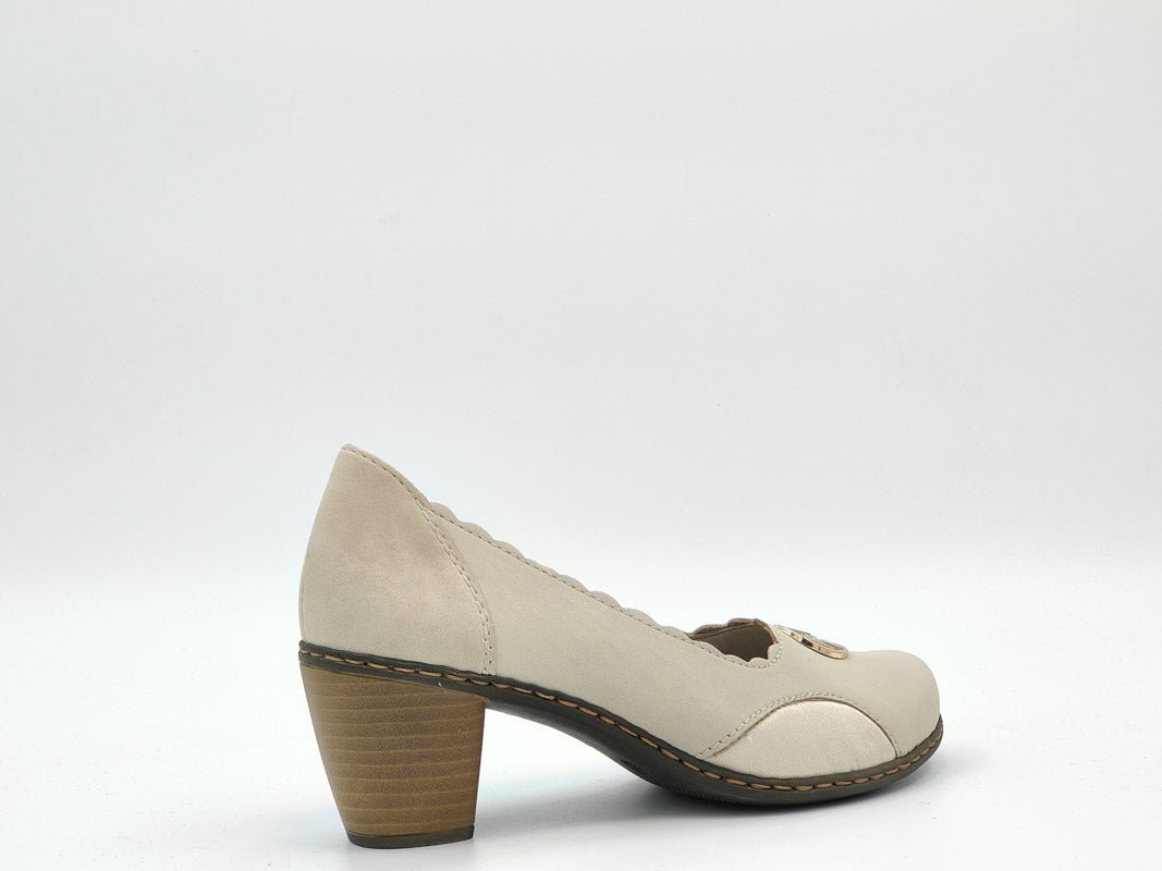 Pantofi Dama Eleganti Rieker Riek 40910/ Cr - Rieker - amely.ro