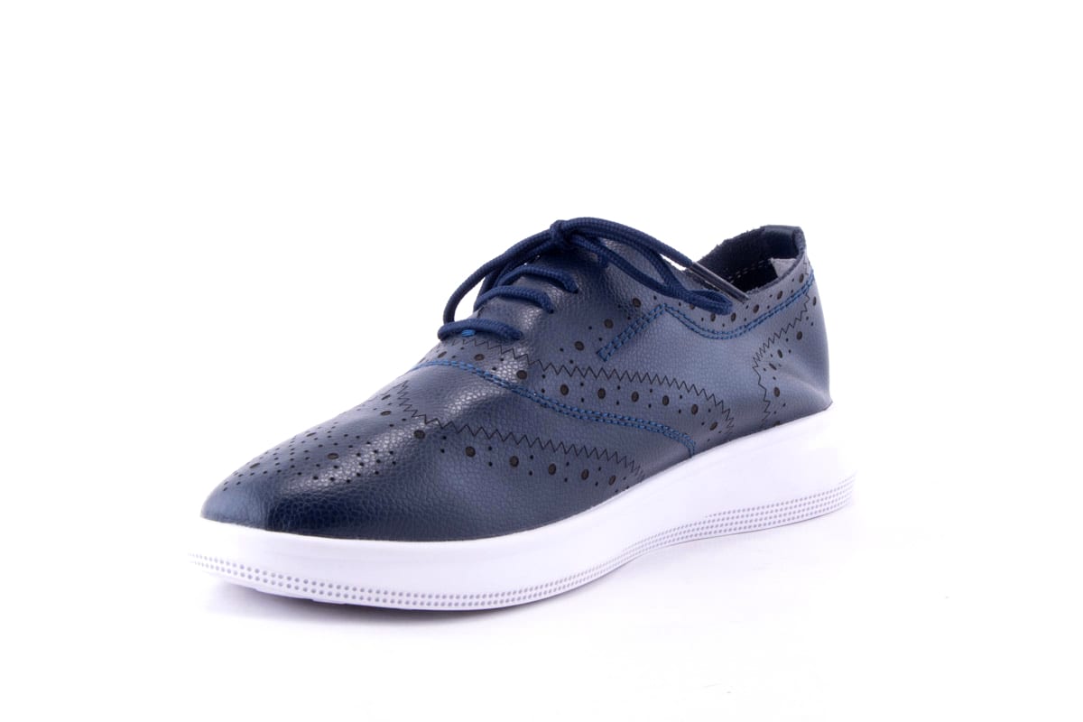 Pantofi Dama Etore Piele Naturala Bell 2020 - 1 /Albastru - amely.ro - amely.ro