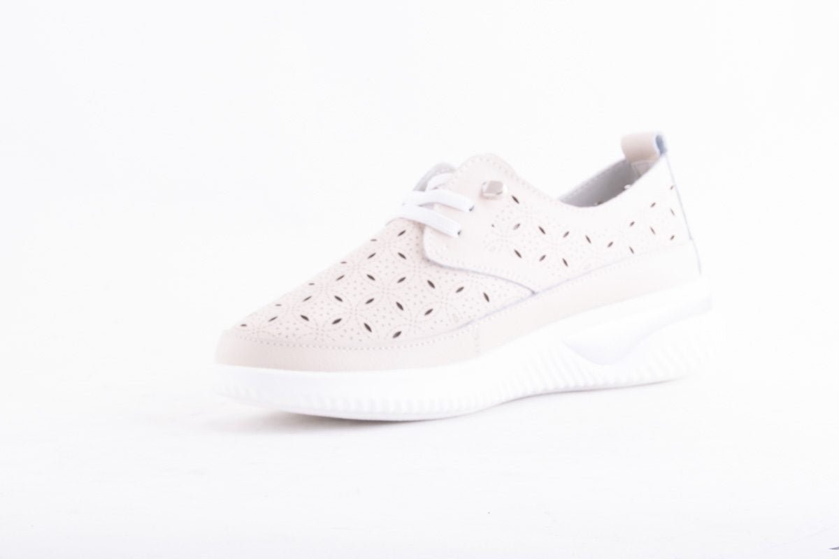 Pantofi Dama Etore Piele Naturala Bell A096 /Bej - amely.ro - amely.ro