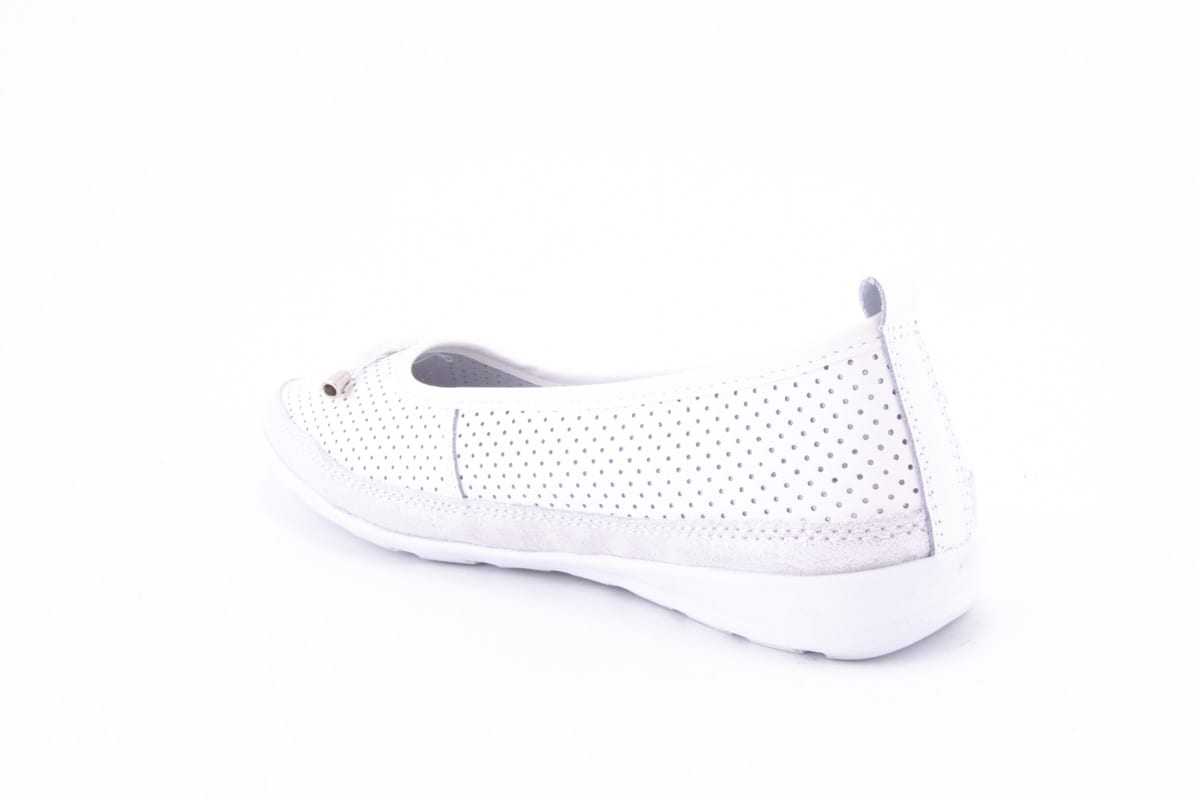 Pantofi Dama Ld Ricardo Piele Naturala Kond L0043 /Alb - amely.ro - amely.ro