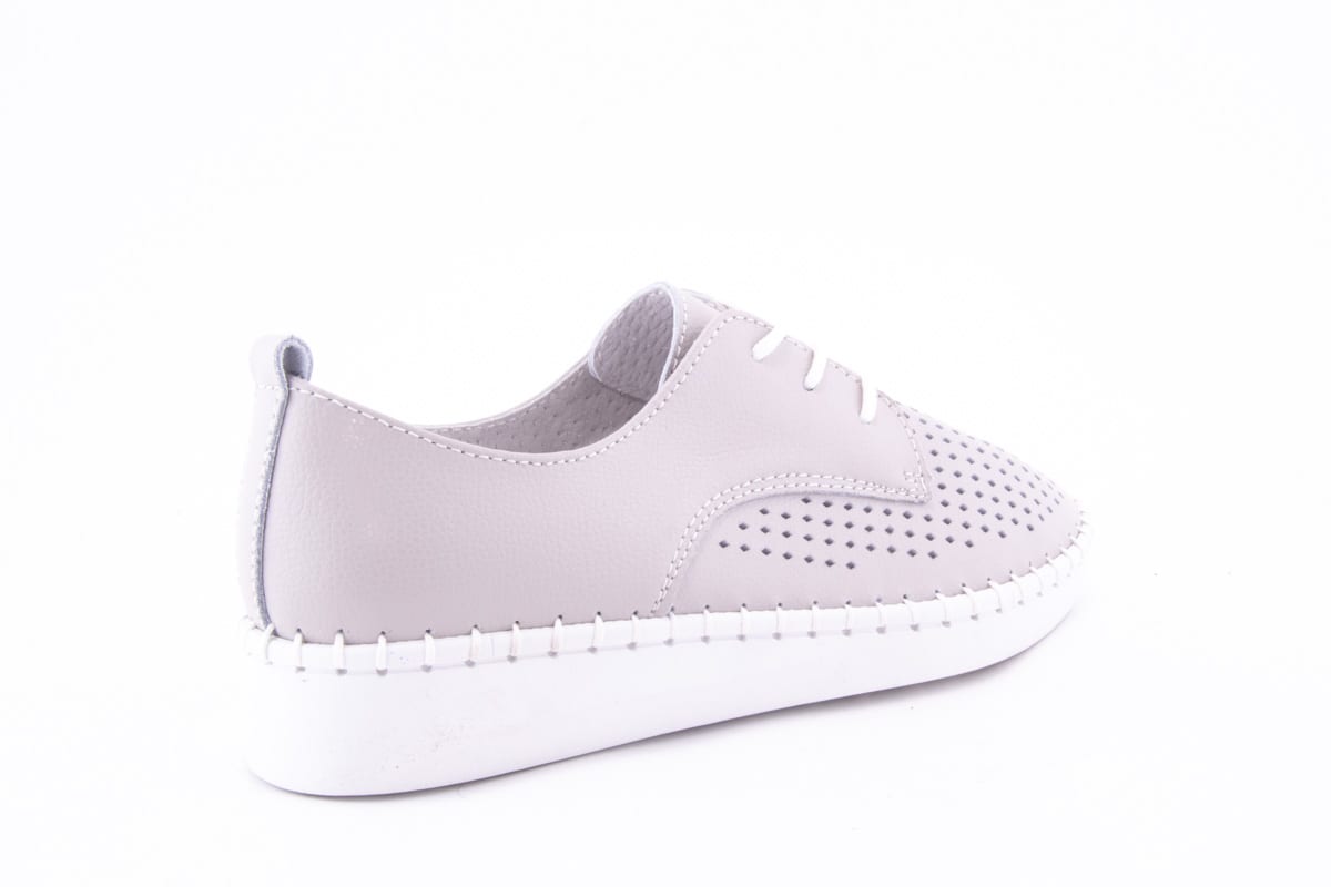 Pantofi Dama Ld Ricardo Piele Naturala Kond L0454 /Gri - amely.ro - amely.ro