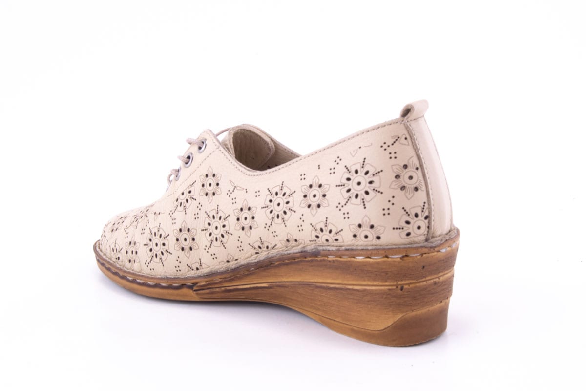 Pantofi Dama Piele Naturala De Vitel Claudio Casini Cart 077 - 1 /Bej - Claudio Casini - amely.ro
