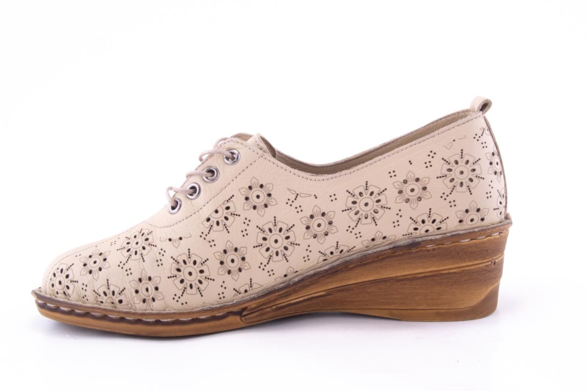 Pantofi Dama Piele Naturala De Vitel Claudio Casini Cart 077 - 1 /Bej - Claudio Casini - amely.ro