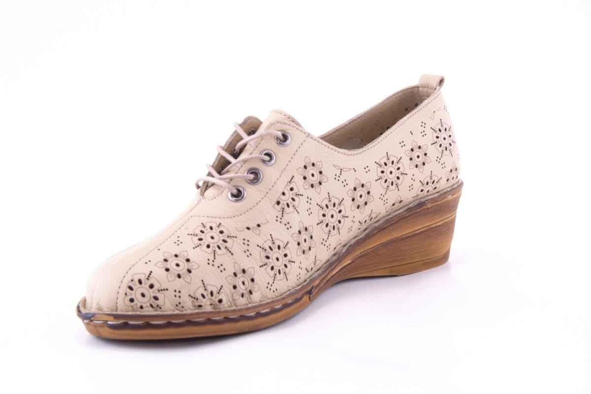 Pantofi Dama Piele Naturala De Vitel Claudio Casini Cart 077 - 1 /Bej - Claudio Casini - amely.ro