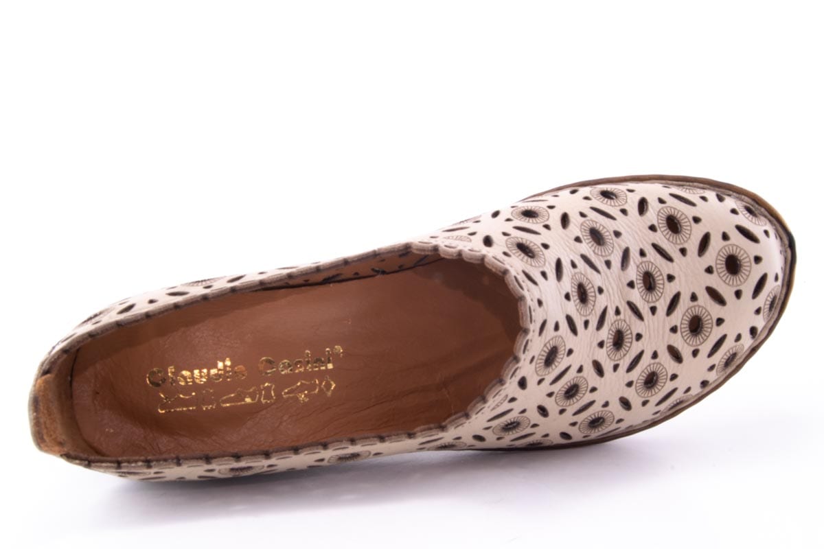 Pantofi Dama Piele Naturala De Vitel Claudio Casini Cart 1010 /Bej - Claudio Casini - amely.ro