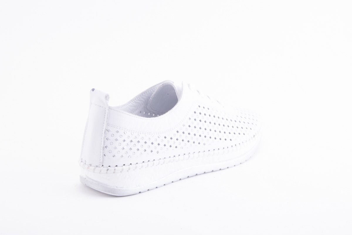 Pantofi Dama Piele Naturala De Vitel Claudio Casini Cart 102 /Alb - Claudio Casini - amely.ro