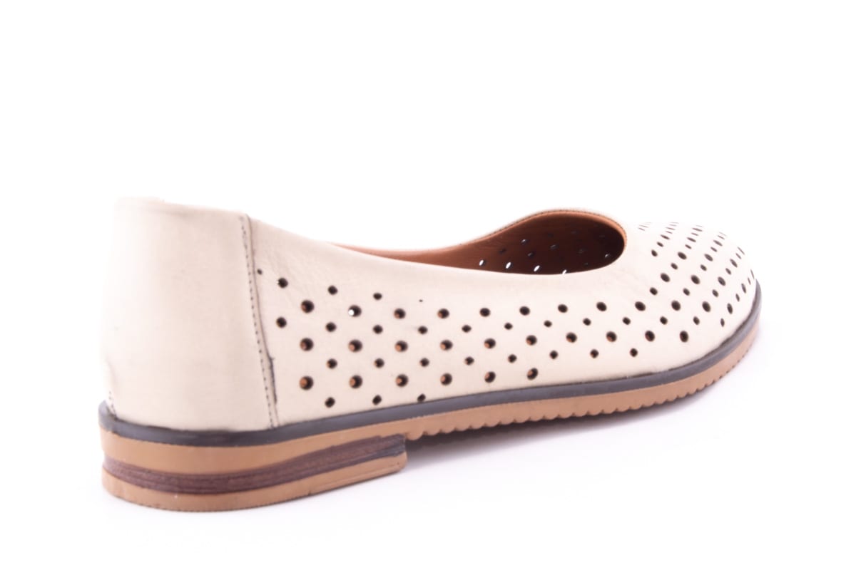 Pantofi Dama Piele Naturala De Vitel Claudio Casini Cart 1070 /Bej - Claudio Casini - amely.ro